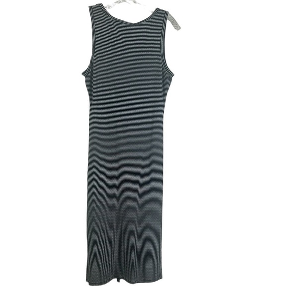Skies are Blue Womens SZ M Front Twist Stripe Jersey Sleeveless Dress NEW - Picture 2 of 11